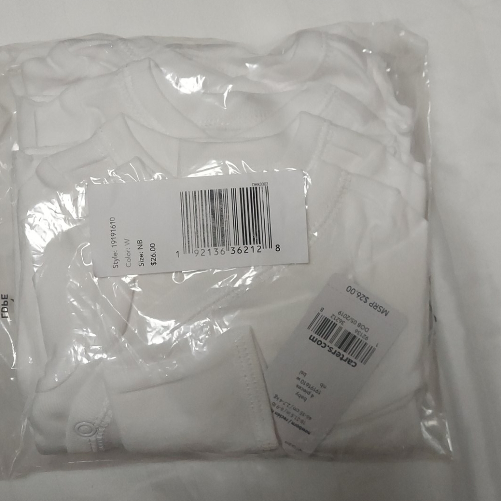 4pack Carters Newborn shirts